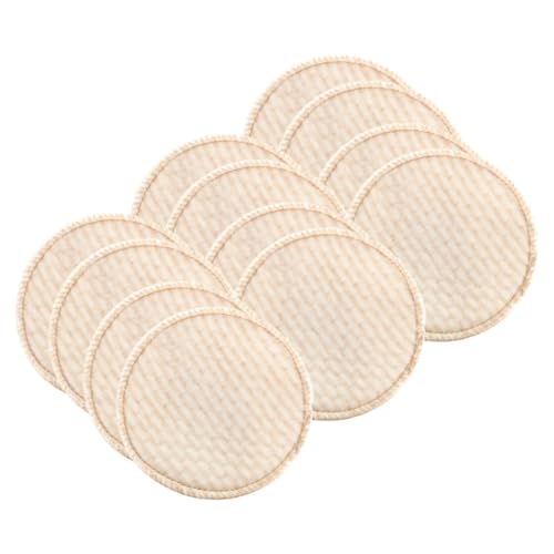 VANZACK 12 Piezas Almohadillas de Lactancia Lavables Algodón Absorbente Cojines Anti-galactorrea para Cuidado Materno Cómodo y Reutilizable