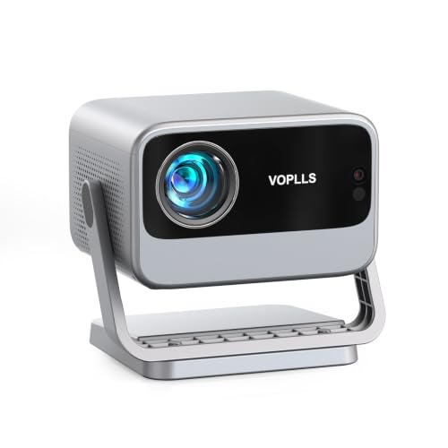 Image of [4600 ANSI & Officially-Licensed APP] 4K Projector with WiFi and Bluetooth, Auto Focus Keystone Smart Projector, Outdoor Projector with Adjustable Stand for Home Bedroom