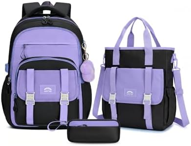Amythe Mochila Escolar para Adolescentes Niñas, Mochilas para Ins...
