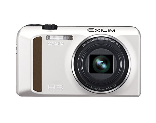 Casio EX-ZR400 Exilim – Cámara Digital (16,1 Mpx, Pantalla de 7,6 cm/3″, Zoom óptico de 25x, función Triple Shot, HDR), Color Blanco [Importado de Alemania]