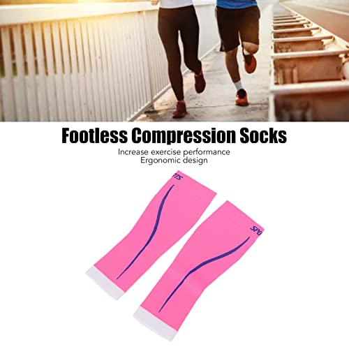 Mangas de Compressão para Panturrilha Meias de Compressão Ergonômicas Sem Pés Transpiração Acelerada