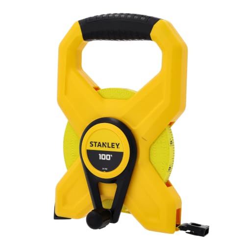 Image of STANLEY 100 Ft Tape Measure, Fiberglass Long Measuring Tape (34-790)