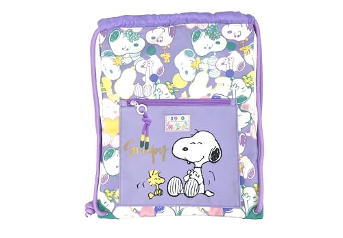 Snoopy sac à dos avec cordes violet CYPBRANDS taille standard