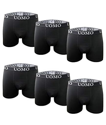 Channo Boxers de Algodón Básicos Ajustados de Color Negro, Cómodos y Suaves. Pack de 6 Calzoncillos. Colección UOMO (Pack Negro, M) | Ya disponible en tu tienda friki favorita! En mundofriki.es! Channo Boxers de Algodón Básicos Ajustados de Color Negro, Cómodos y Suaves. Pack de 6 Calzoncillos. Colección UOMO (Pack Negro, M) | Ya disponible en tu tienda friki favorita! En mundofriki.es!