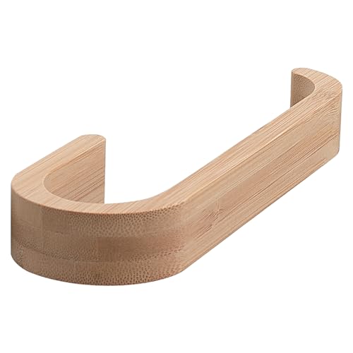 Gedy Himalaya Toallero baño, Toallero Pared, Toallero argolla, Natural, Bambú, 21,1 x 6,7 x 2,5