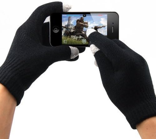 Accessotech Mens Womens Winter Touch Screen Gloves for iPhone iPad Smart Phone Tablet S3 7"