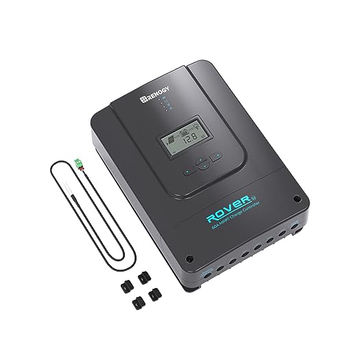 Renogy Rover MPPT Solar Charge Controller 60A 12/24/36/48V for Solar Panels