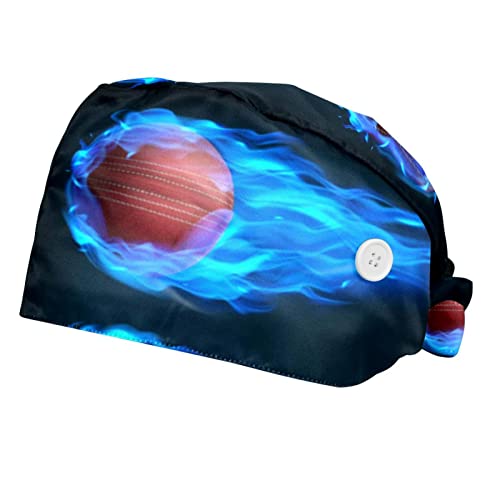 Casquettes de travail respirantes anti-transpiration lot de 2 chapeaux bouffants mixtes