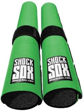Shock Sox Fork Seal Guards 37-50mm Fork Tube 13" Green for Kawasaki KLX250S 2006-2007