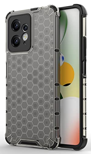 Image of for [ Mi Redmi Note 12 4G ] Back Case Cover | Polycarbonate Hard Case Honeycomb |Camera Protection| Back Case for [ Mi Redmi Note 12 4G ]- Black