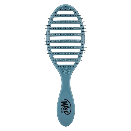 Image of Wet Brush Speed Dry Hair Brush, Artic Blue - Vented Design and Ultra Soft HeatFlex Bristles Are Blow Dry Safe With Ergonomic Handle Manages Tangle and Uncontrollable Hair - Pain-Free Hair Accessories