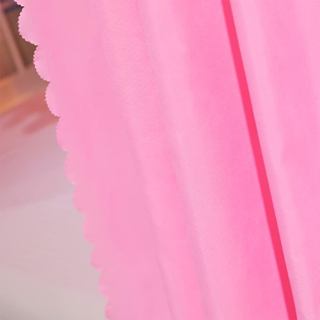 Princess 4 Corner Post Bed Canopy with Cute Mosquito Net Ideal for Girls' and Adults' Bedrooms Kids' Rooms Curtain Net for Twin/Full/Queen/King Size Beds