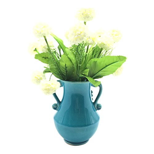 Anding Vase Home Decoration Blue Crack Vase Handmade Big Flowers Kitchen Vase #TOP3
