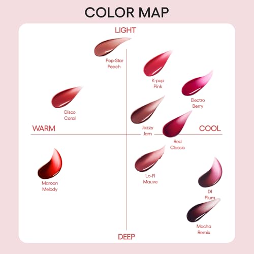 Image of LANEIGE JuicePop Box Lip Tint #9 Maroon Melody | The Laneige JuicePop Box Lip Tint offers a fresh take on lip color with its transformative Water-to-Oil formula.