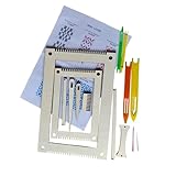 Matériau : Fabriqué en bois, ce métier à tisser présente des bords lisses pour une manipulation sûre. Les encoches en forme d'engrenage simplifient la disposition du fil, réduisant ainsi les erreurs pour les débutants.