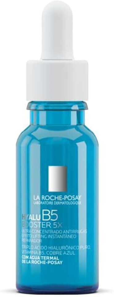 La Roche-Posay, Hyalu B5 Booster 5X Triplo Ácido Hialurônico Puro Vitamina B5 E Cobre Azul Para O Rosto E Pescoço Efeito Lifting, 15ml