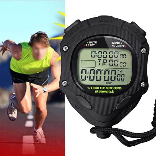 Cronómetro digital para natación y running que registra tiempos sin perder datos 4