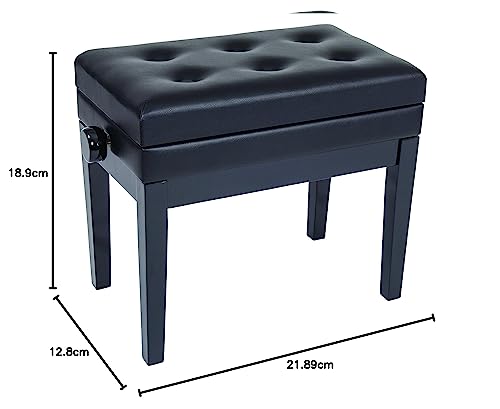 Kinsman KPB10BK Klavierbank schwarz