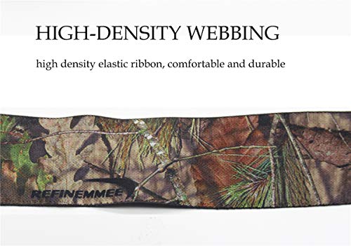 Refinemmee Camo Suspenders For Men & Women Tactical Style 2 Inch Wide Big & Tall Elastic Adjuastable Clips On X Shape Heavy Duty thumb #3
