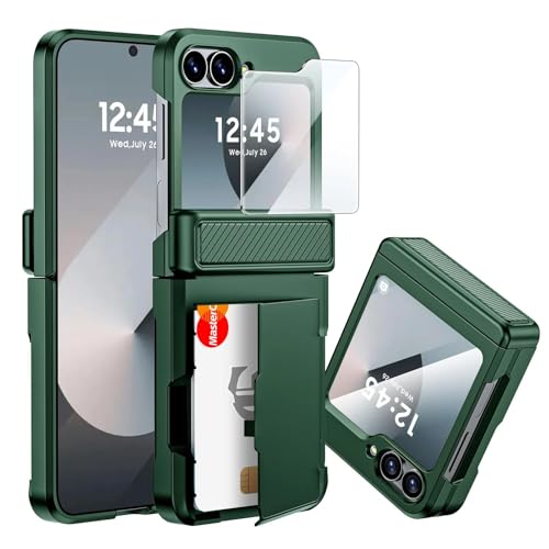 Coque Galaxy Z Flip 6 robuste et verte pour protéger votre téléphone durant vos loisirs