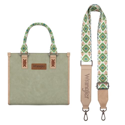 Image of Montana West Wrangler Tote Bag for Women Aztec Western Retro Purse Top Handle Handbags
