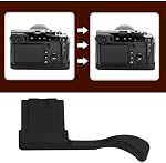 Poignée de maintien en métal pour chaussures chaudes Compatible avec Fujifilm FinePix X-E4 X100F X100V XPro2 XPro3 DSLR En alliage d'aluminium de poignée de main de caméra noir