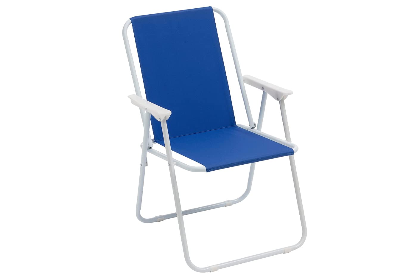 YASTA Silla de playa plegable plegable reposabrazos de acero Cayo ancho para exteriores