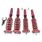 Robuste Konstruktion for langanhaltende Leistung: Ausgestattet mit doppelt verchromten Stangen, robusten Staubschutzkappen und auslaufsicheren Dichtungen. Präzise kalibrierte Federn entsprechen den OE-Spezifikationen und verhindern so Durchhängen und ungleichmäßigen Reifenverschleiß. Ideal for unebene Straßen oder häufiges Fahren