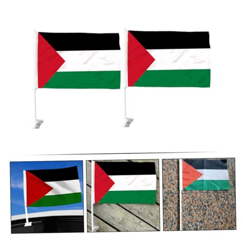 Bandera para coche VILLCASE en ventanas de vehículos para animación en eventos de comunidad 4