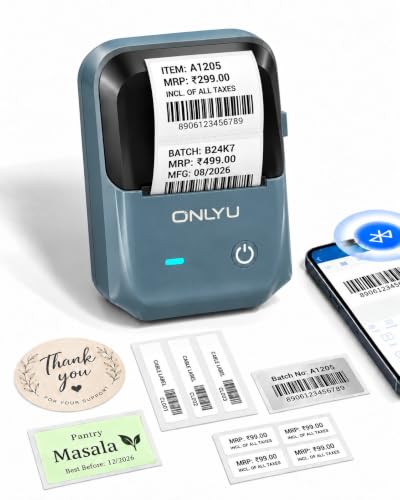 ONLYU Bluetooth Thermal Label Printer - Image 2