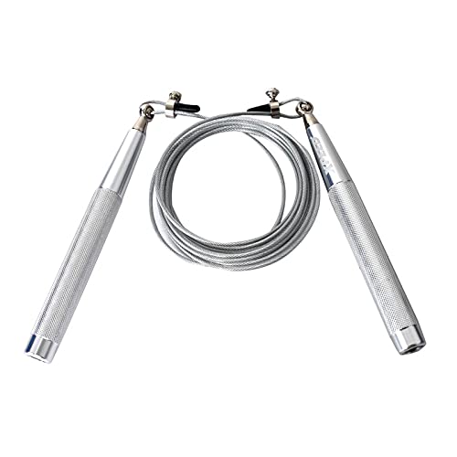 XPEED Steel Cable Rope Speed Jump Rope Skipping Jumping Exercise Rope Fitness Weight Loss Training Adult Knurled Smooth Grip Exercise Rope for Men Women Adult Gym Workout Home Gym Rope (B09BNK84YY) Amazon Price History, Amazon Price Tracker
