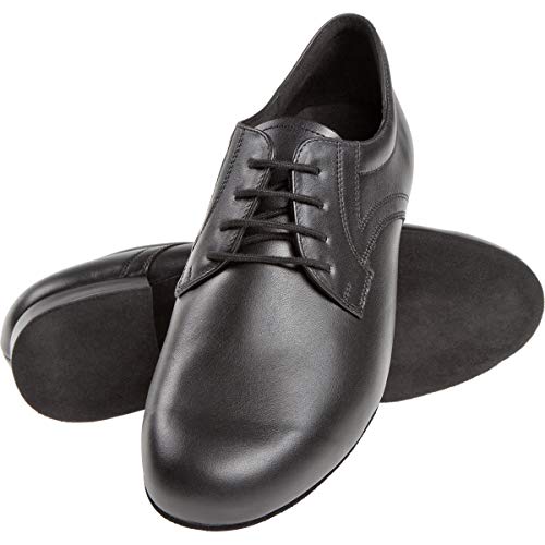 Diamant - Herren Tanzschuhe 085-026-028 - Leder Schwarz - Weite K (Extra Breit) - Image 5