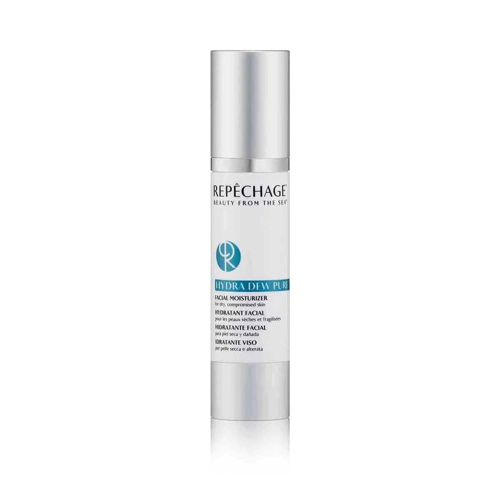 Repechage Hydra Dew Pure Facial Moisturizer - 1.6 oz Moisturizer Face Cream for Dry Sensitive Skin - Replenishes and Seals Moisture for Men & Women - Hydrating Face Moisturizer