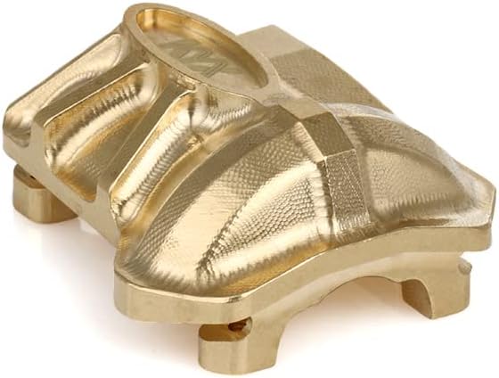 KYX Racing CNC Machined Brass Front Axle Rear Axle Differential Cover Diff Cover Upgrades Parts Accessoriesfor 1/10 RC Crawler Car TRX4 2021 Bronco