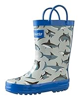 Algopix Similar Product 13 - OAKI Kids Rubber Rain Boots with
