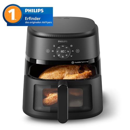 Philips Airfryer 2000 friteza na vrući zrak, crna, 6,2L