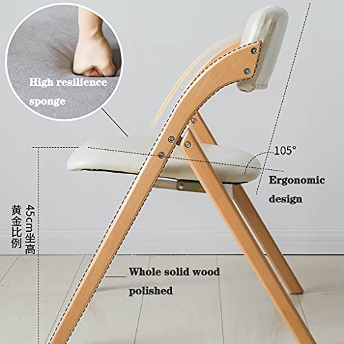Chaise de salle à manger pliante pour petit espace - 4