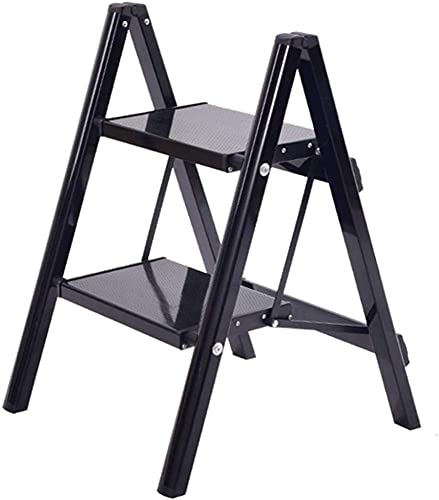 Escalera taburete antideslizante y plegable para solucionar problemas de altura en casa 2