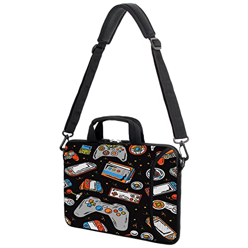 13.3" Laptop Bag Adjustable Shoulder Strap with Handle Accessory Pocket fits 11.6" 12" 12.1" 13" 13.3" Laptops (Games)4