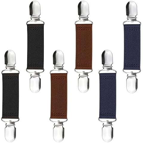milaosk Pack of 6 Sweater Cardigan Clips, Elastic Clothing Clip, Non-Slip Fixed Buckle Glove Clip, Dress Clips, Fasteners, Jackets for Women and Men, Sweater, Dresses, Jacket Cover