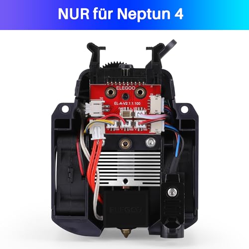 ELEGOO Extruder für Neptune 4 3D-Drucker, vollständig montierter Dual-Gear Direct Drive Extruder, offizielles ELEGOO 3D-Druckerzubehör – Bild 5
