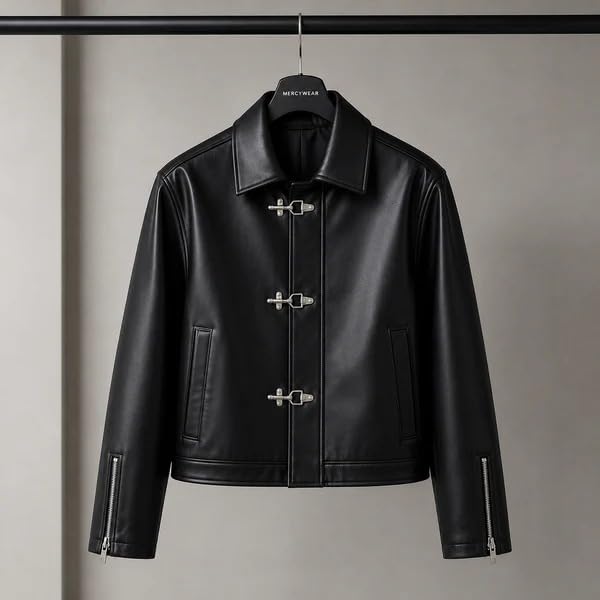 STYLEVERSE-stay in style Styleverse Boxy Fit Oversized Faux Leather - Image 3