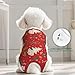Christmas Tree and Elemental Decorations Recovery Suit for Dogs Cats Dog Recovery Suit Fit Female and Male Spay Pets Pet Surgery Suit