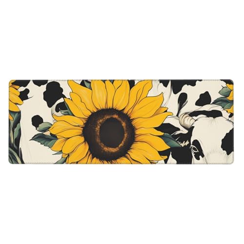 Grand tapis de souris 80x30 cm antidérapant pour bureau d'ordinateur