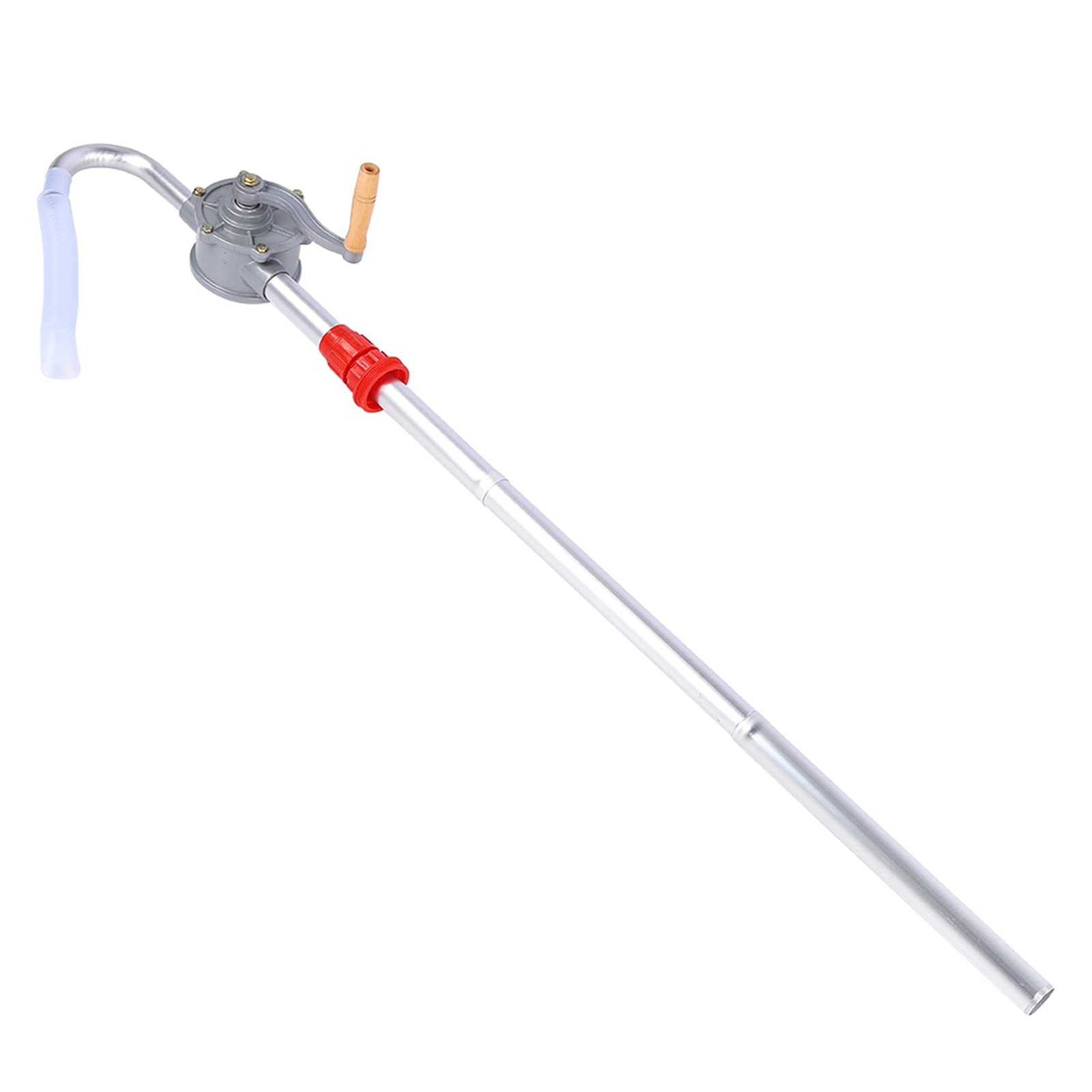 Pompa beczkowa, 29 l/min 70 obr./min. Obrotowa ręczna pompa bębnowa oleju korbowego ze stopu aluminium do olejów opałowych, oleju napędowego, oleju smarowego, olejów kuchennych