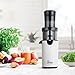 Shine Kitchen Co. SJX-1 Easy Cold Press Juicer with XL Feed Chute and Compact Body (White)
