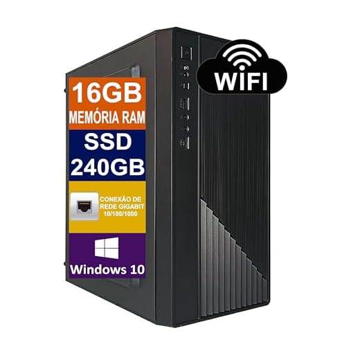 Pc Computador Cpu Intel Core I5 / Ssd 240GB M2 NVMe / 16GB Memória Ram