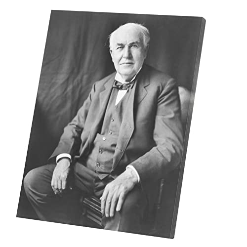 Tableau Thomas Edison dans votre bureau pour une déco de cabinet de curiosités