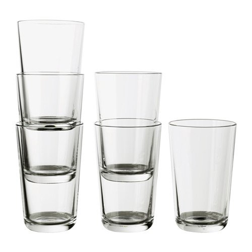IKEA 365+ Glass, clear glass / 6-pack / IKEA 365 - 15 oz