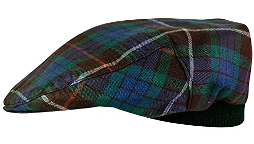 Casquette plate tartan de fabrication écossaise authentique Fraser Hunting Ancient I LUV LTD